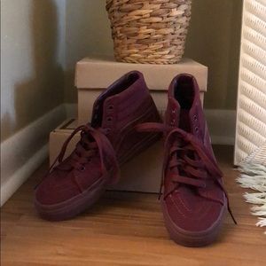 Maroon Vans